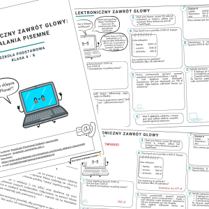 Elektroniczny zawrót głowy: działania pisemne (klasa 4-8)