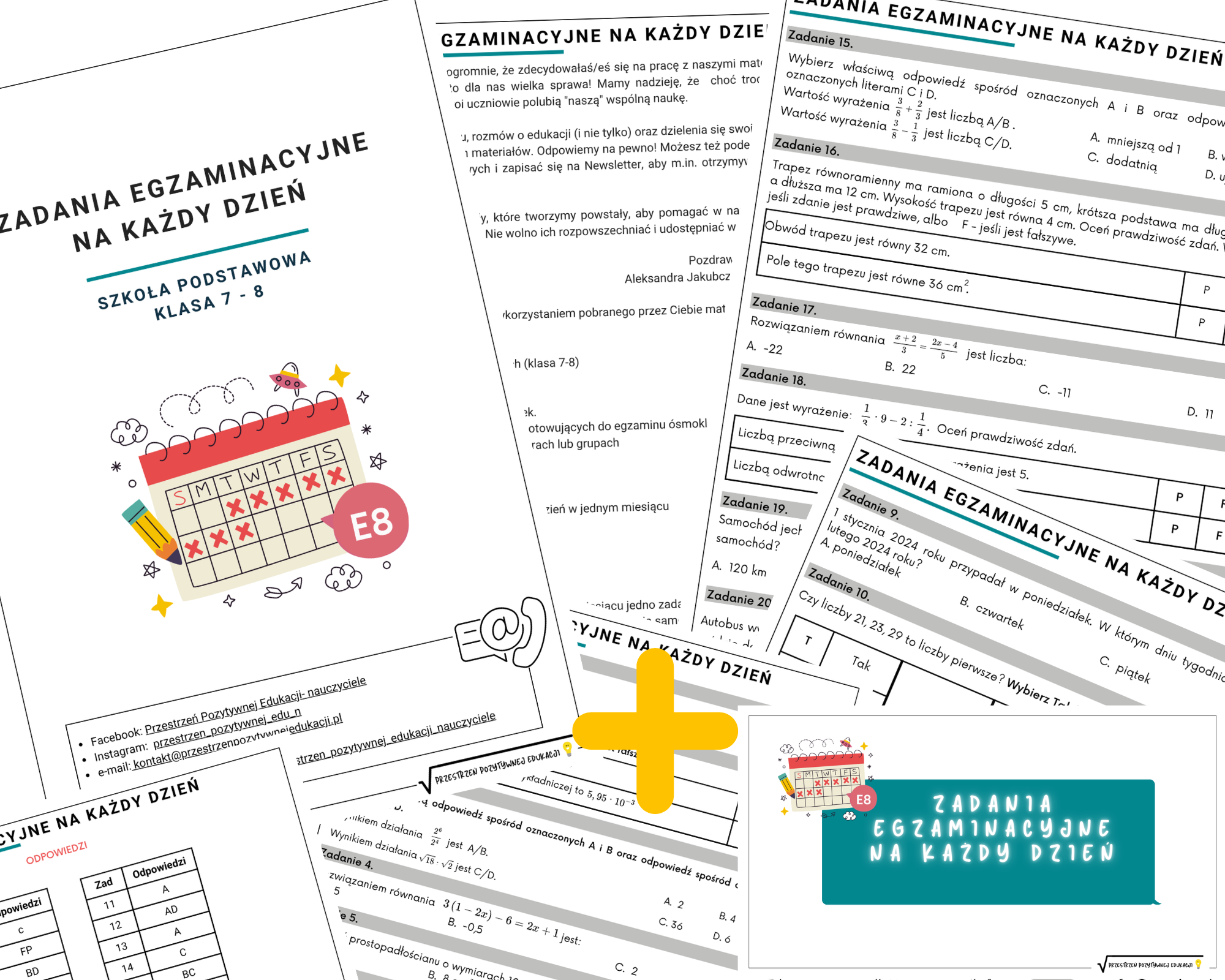 E8 na każdy dzień + prezentacja (klasa 8)